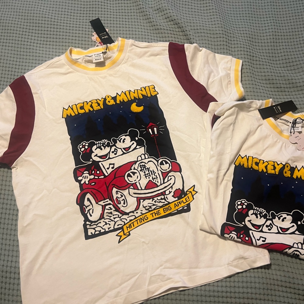 Disney Mickey & Minnie T-Shirt - White and Red